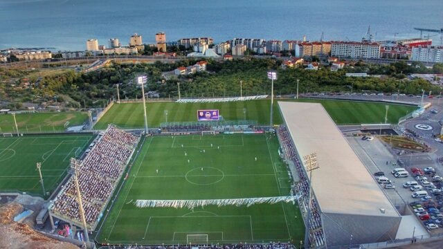 Rujevica stadium in Rijeka, venue for Croatia 0-7 England