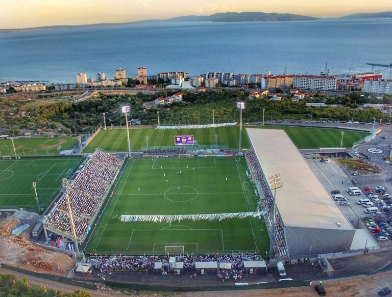 Rujevica stadium in Rijeka, venue for Croatia 0-7 England
