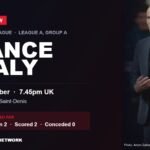 France v Italy Nations League preview card featuring France coach Zinedine Zidane