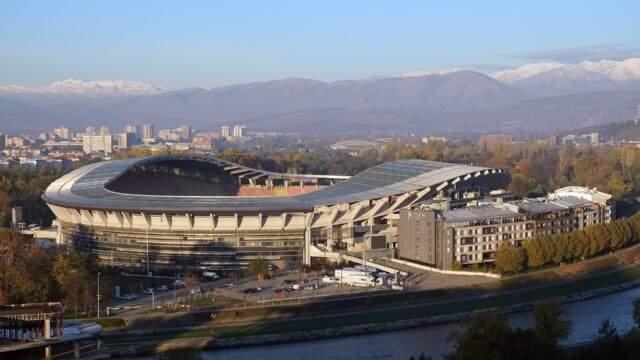Toše Proeski Arena in Skopje, venue for North Macedonia 0-2 Scotland